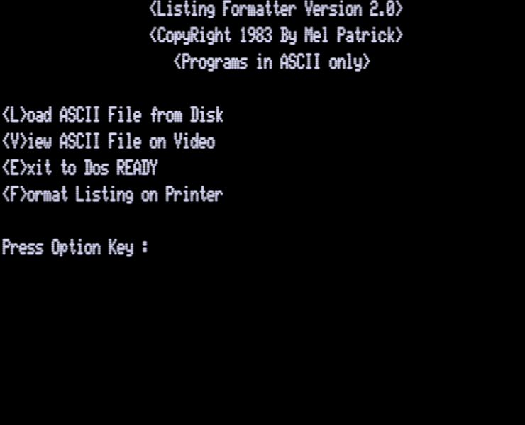 Screen shot